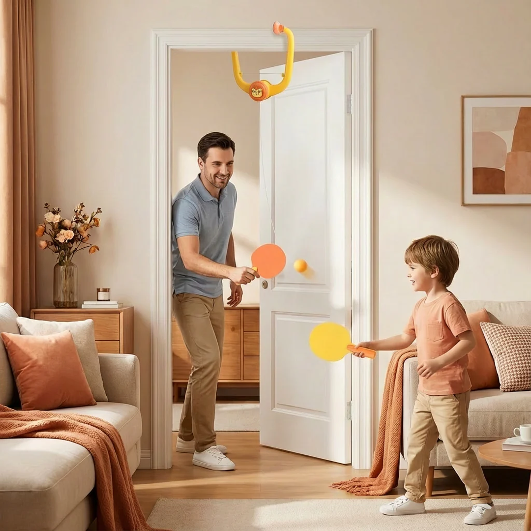 Door Frame Table Tennis Set for Kids