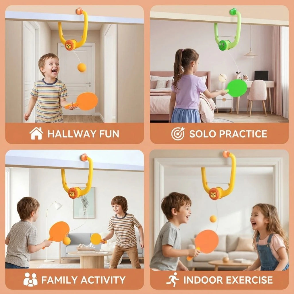 Door Frame Table Tennis Set for Kids