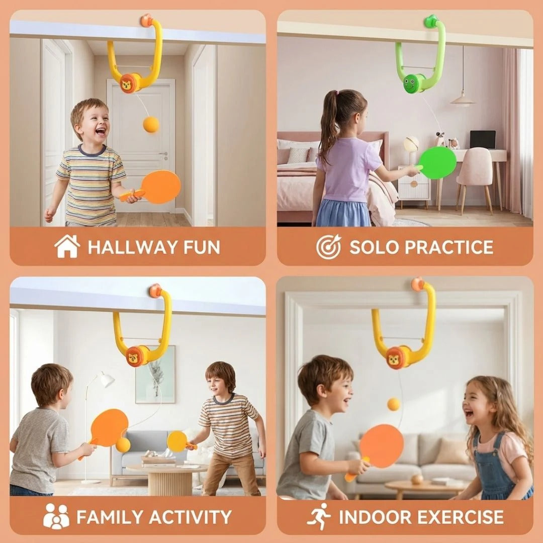 Door Frame Table Tennis Set for Kids