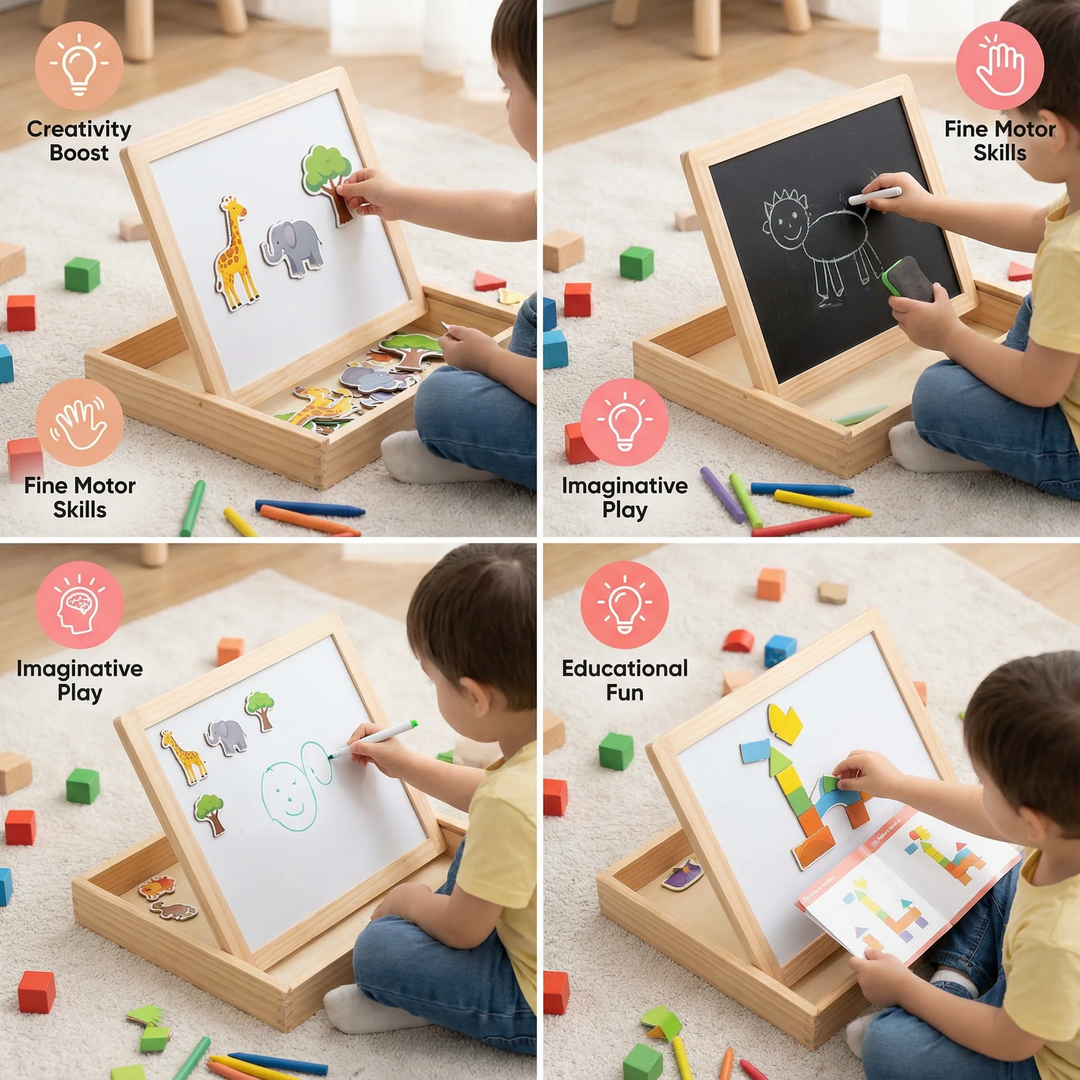 Magnetic Drawing Board For Kids