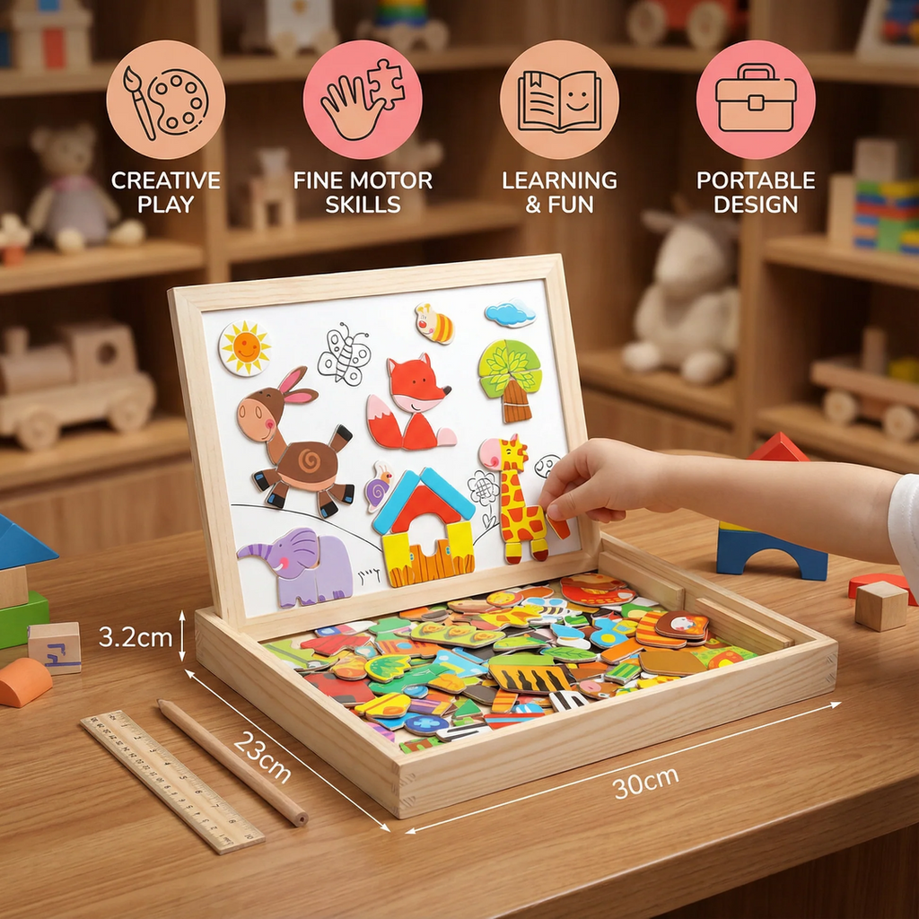 Magnetic Drawing Board For Kids