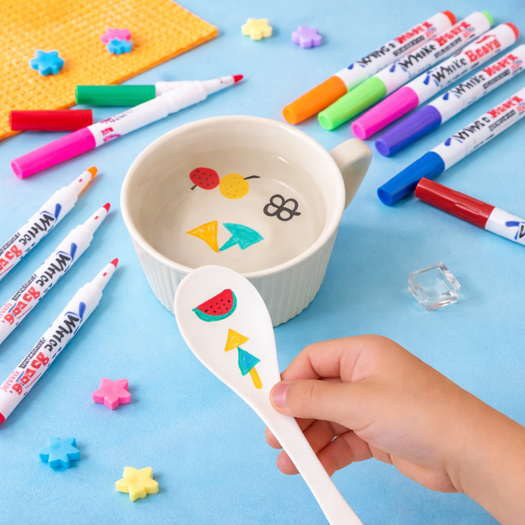 Floating Ink Drawing Marker Set with Water-Activated Effect