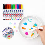 Set de rotuladores para dibujar con tinta flotante y efecto activado por agua