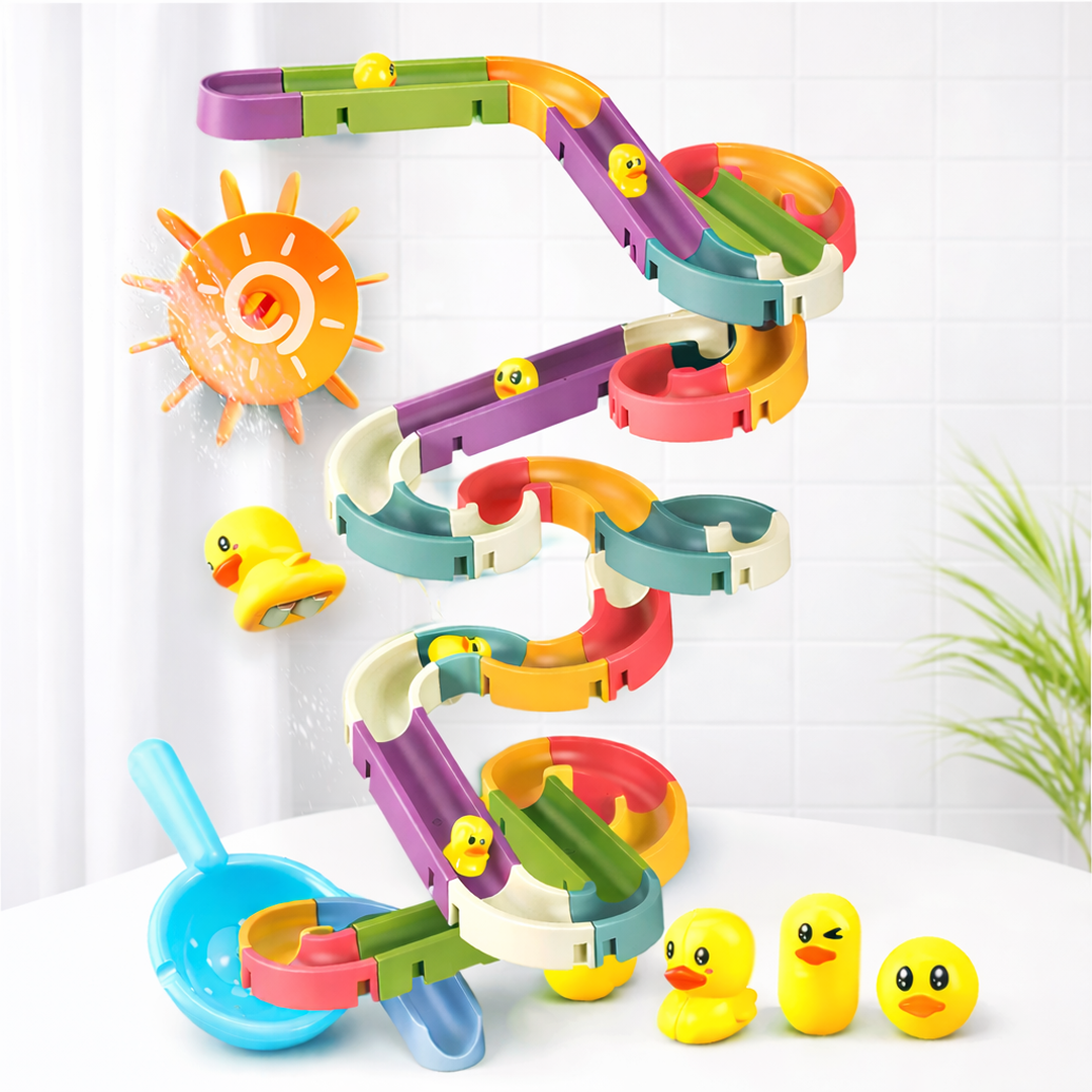 Duck Slide Track Toy with Modular Channels