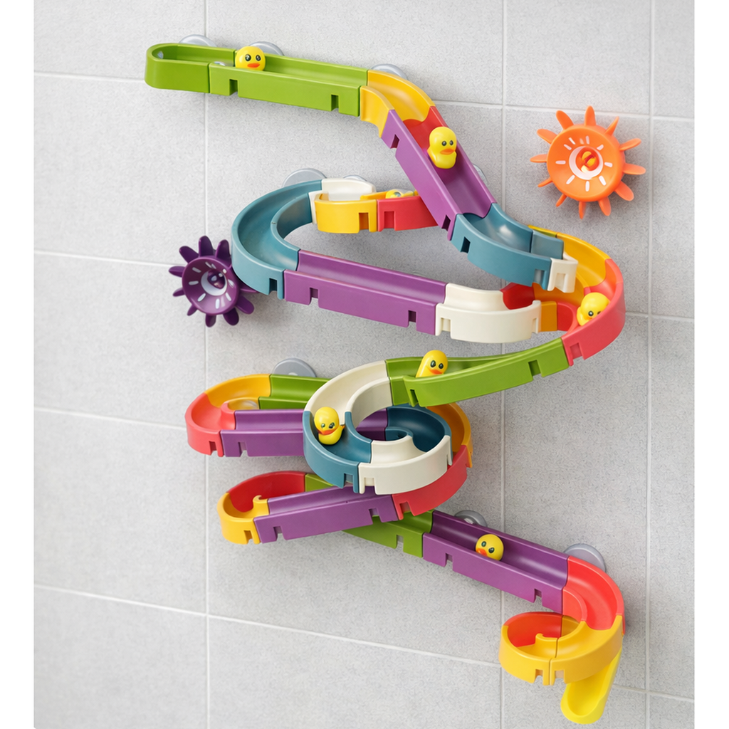 Duck Slide Track Toy with Modular Channels