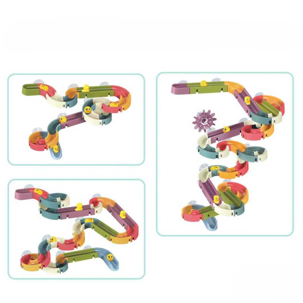 Duck Slide Track Toy with Modular Channels