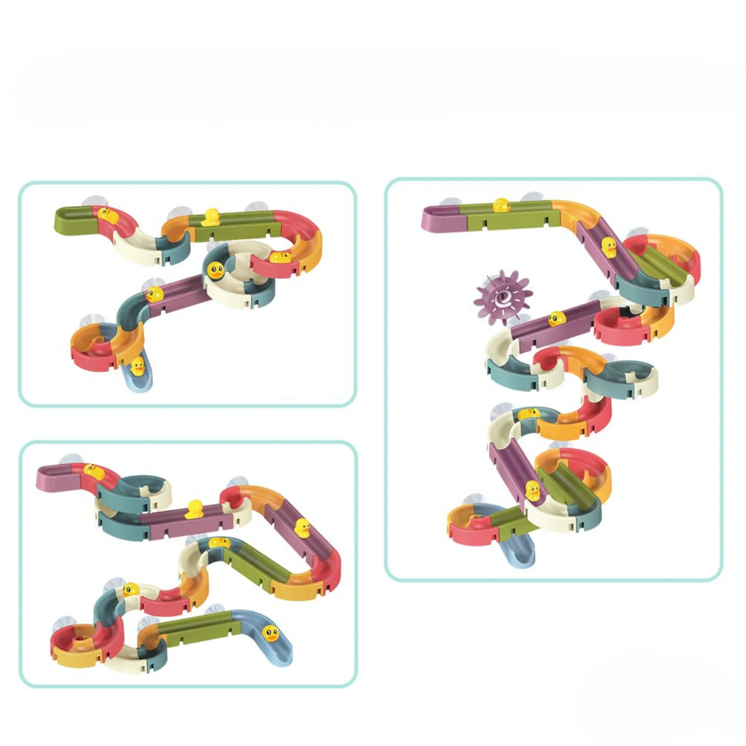 Duck Slide Track Toy with Modular Channels