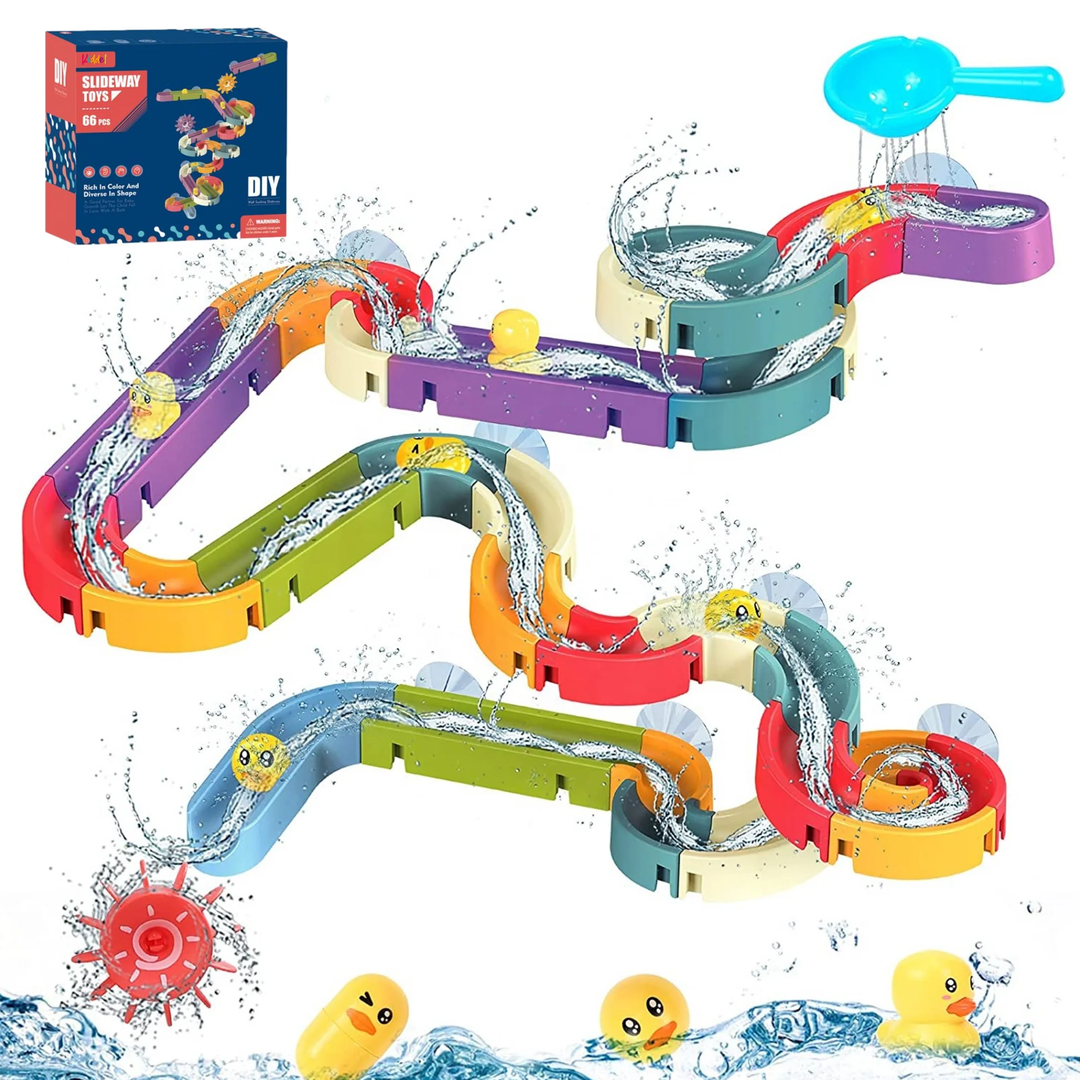 Duck Slide Track Toy with Modular Channels