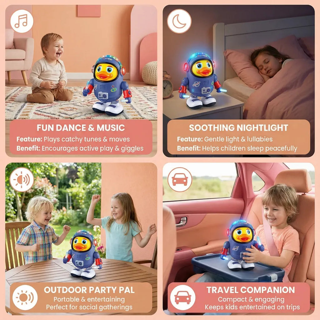 Duck Toy Figure with Light Activation