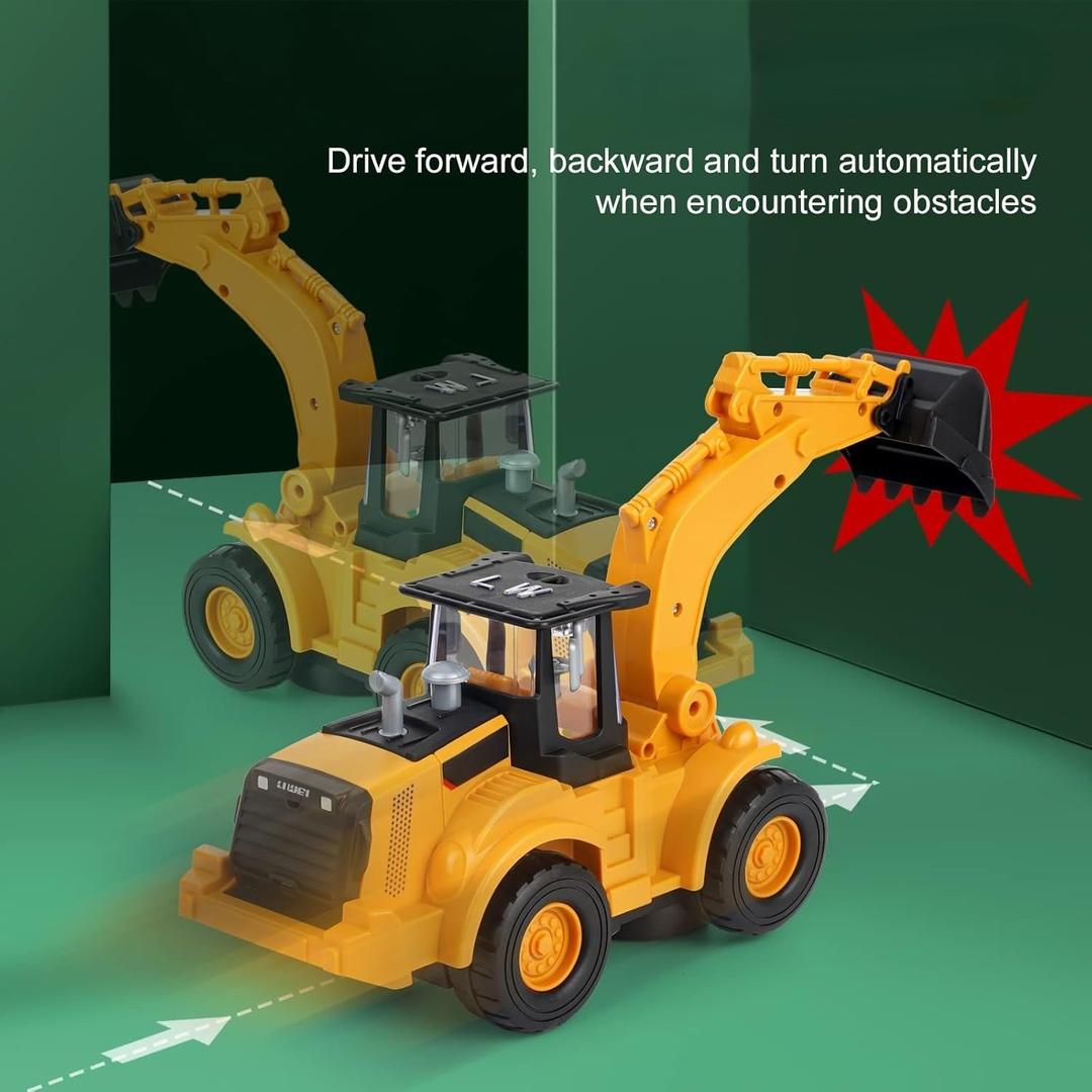 Kids Electric Wheel Loader Toy with Lights and Sound