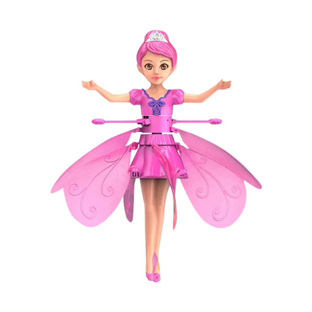 Flying Doll Toy with Rotating Wings