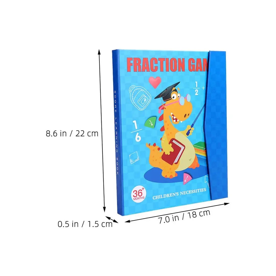 Magnetic Fraction Board Toy with Circular Pieces