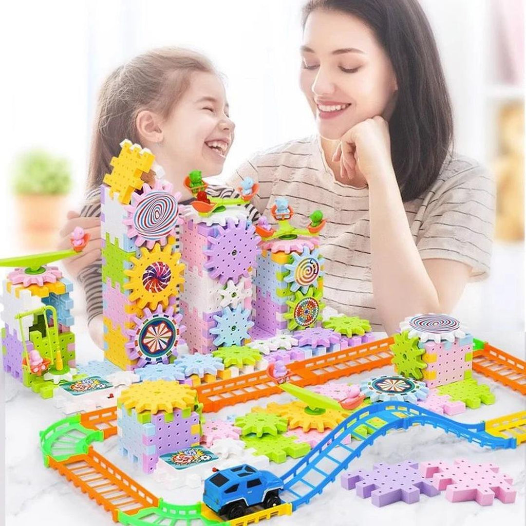Montessori Gear Building Blocks Set