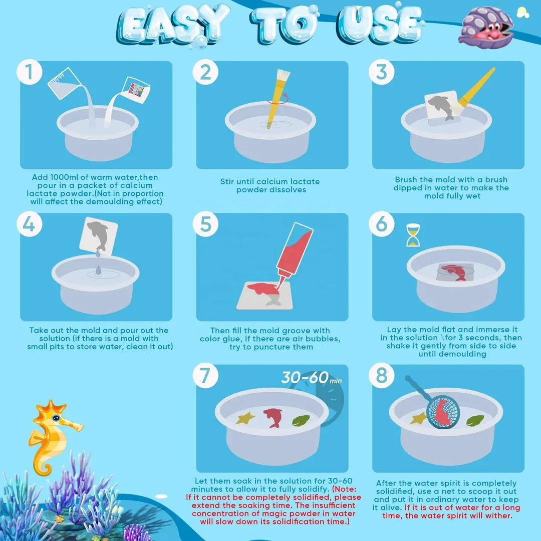 Water Jelly Toy Set with Mold