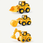 Set di veicoli da costruzione giocattolo per bambini