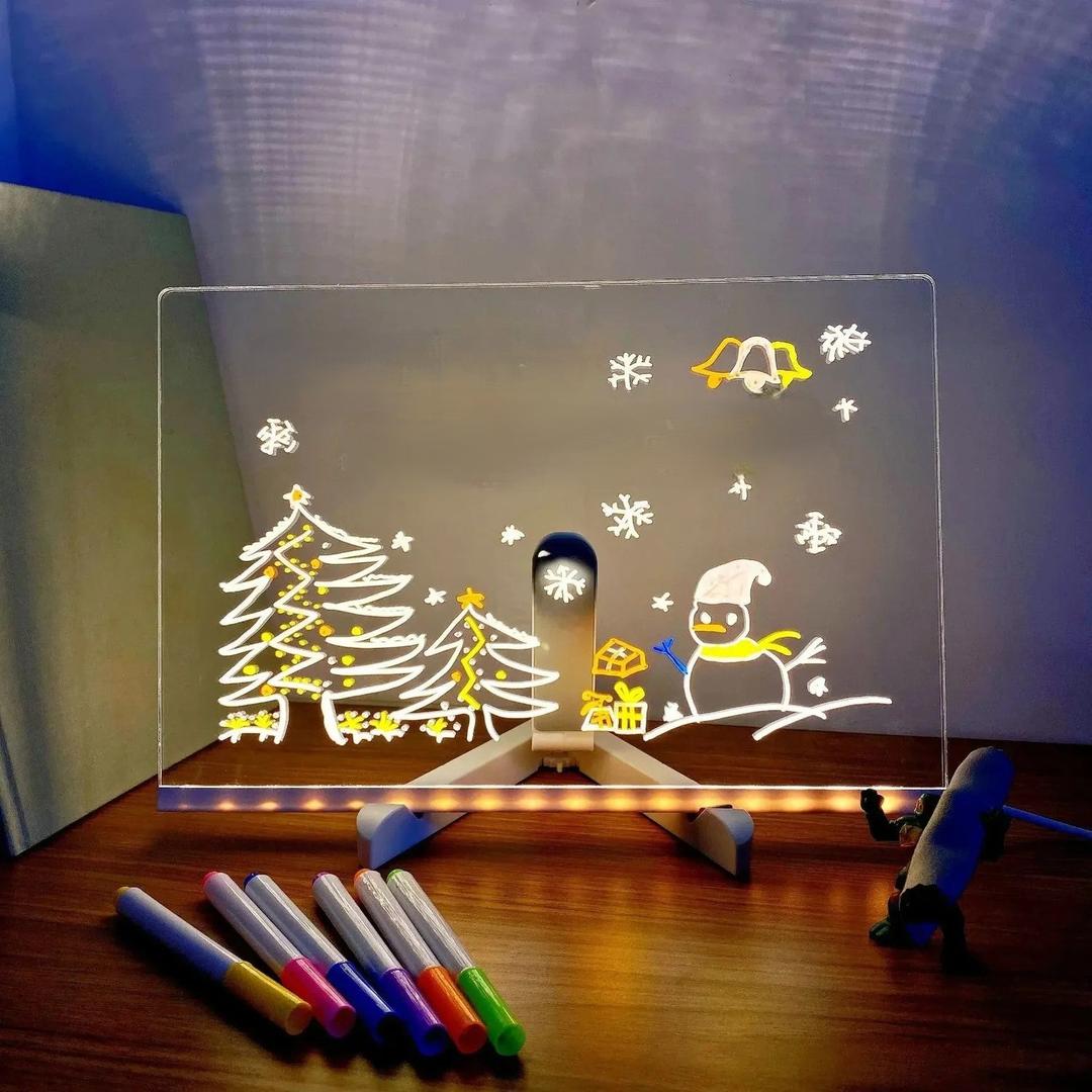 Drawing Board Toy For Kids With LED Lighting