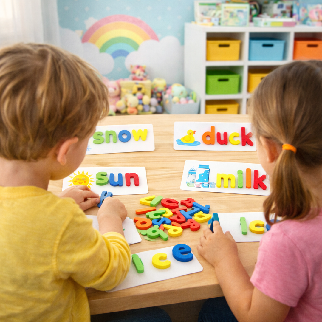 Letter Matching Toy with Word Cards