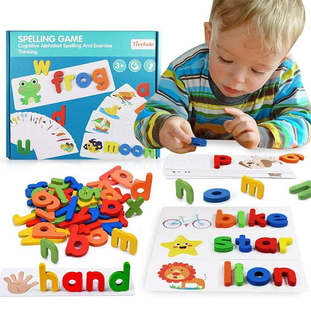 Letter Matching Toy with Word Cards