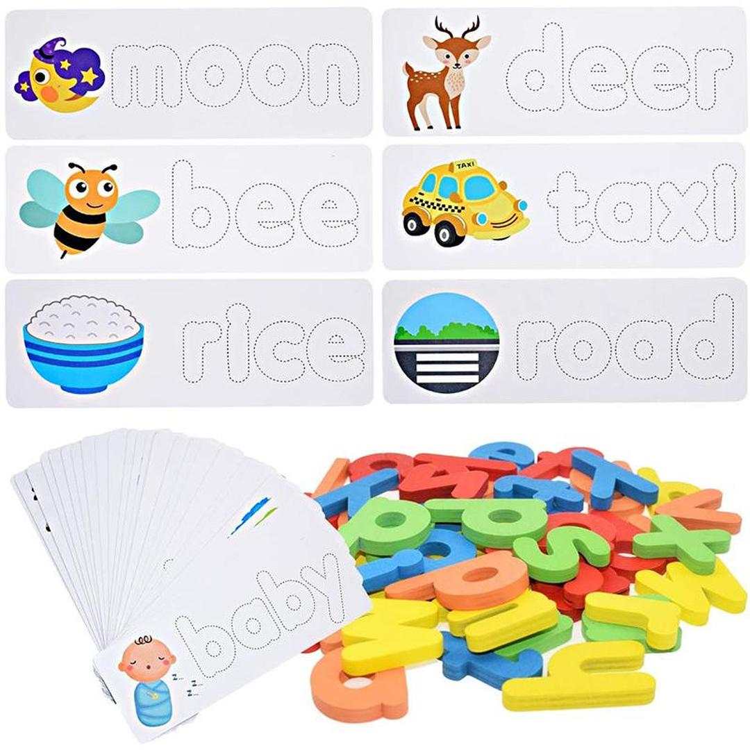 Letter Matching Toy with Word Cards