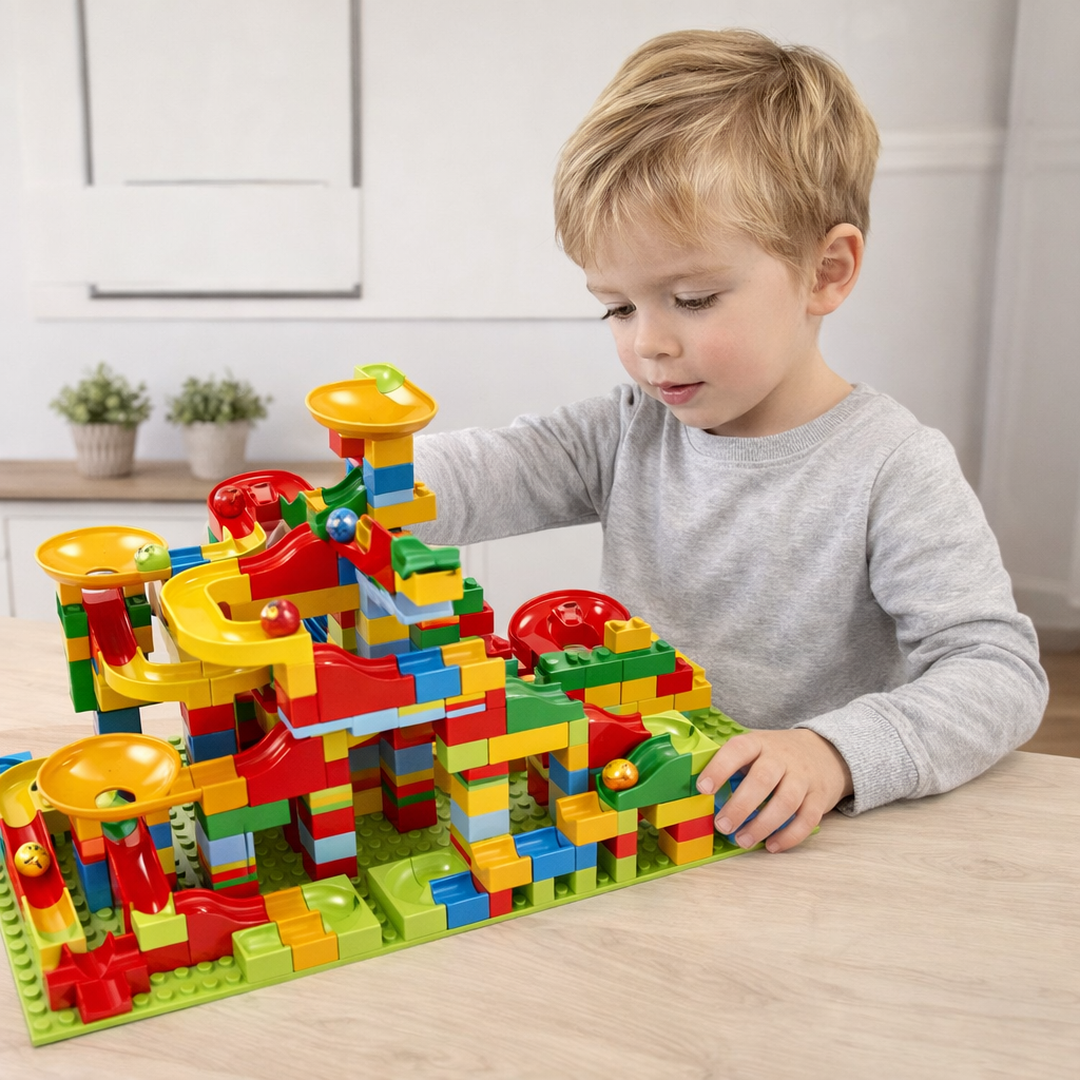 Marble Run Building Blocks Set