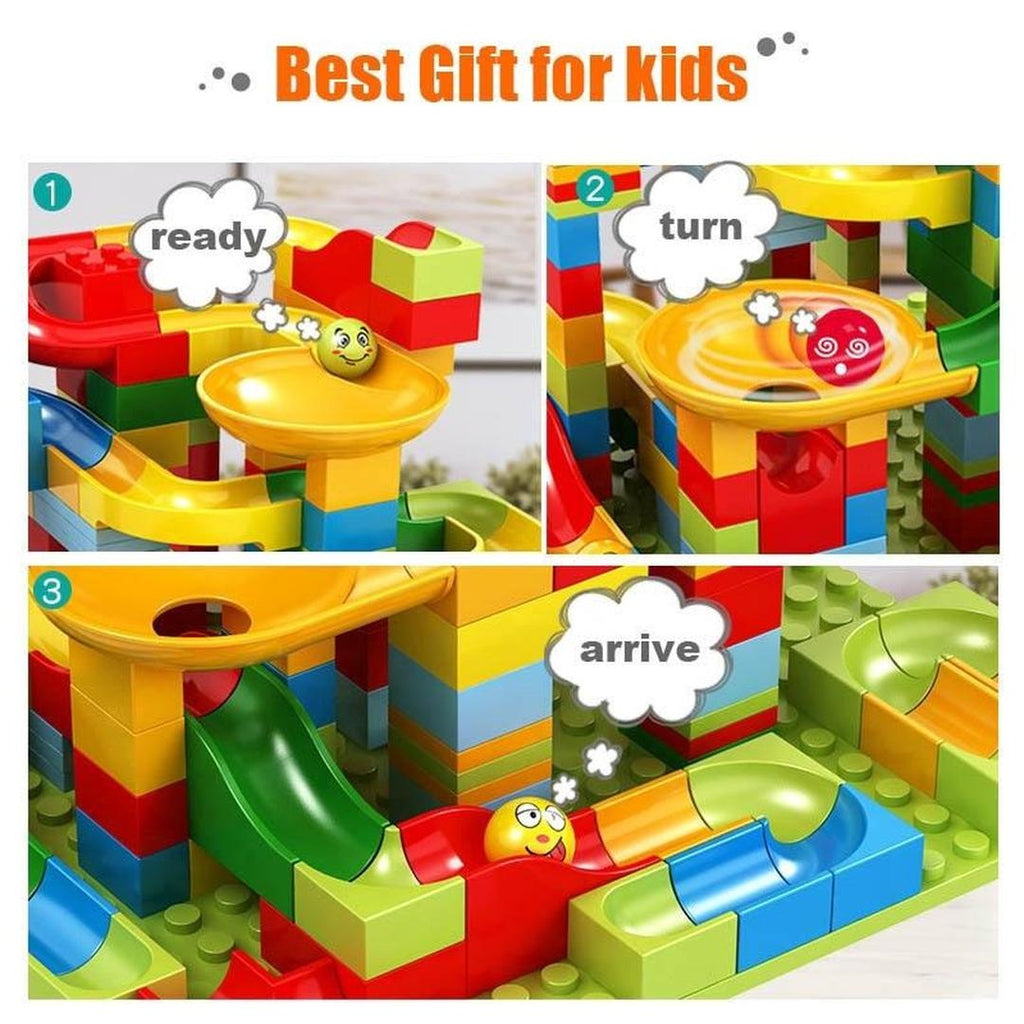 Marble Run Building Blocks Set