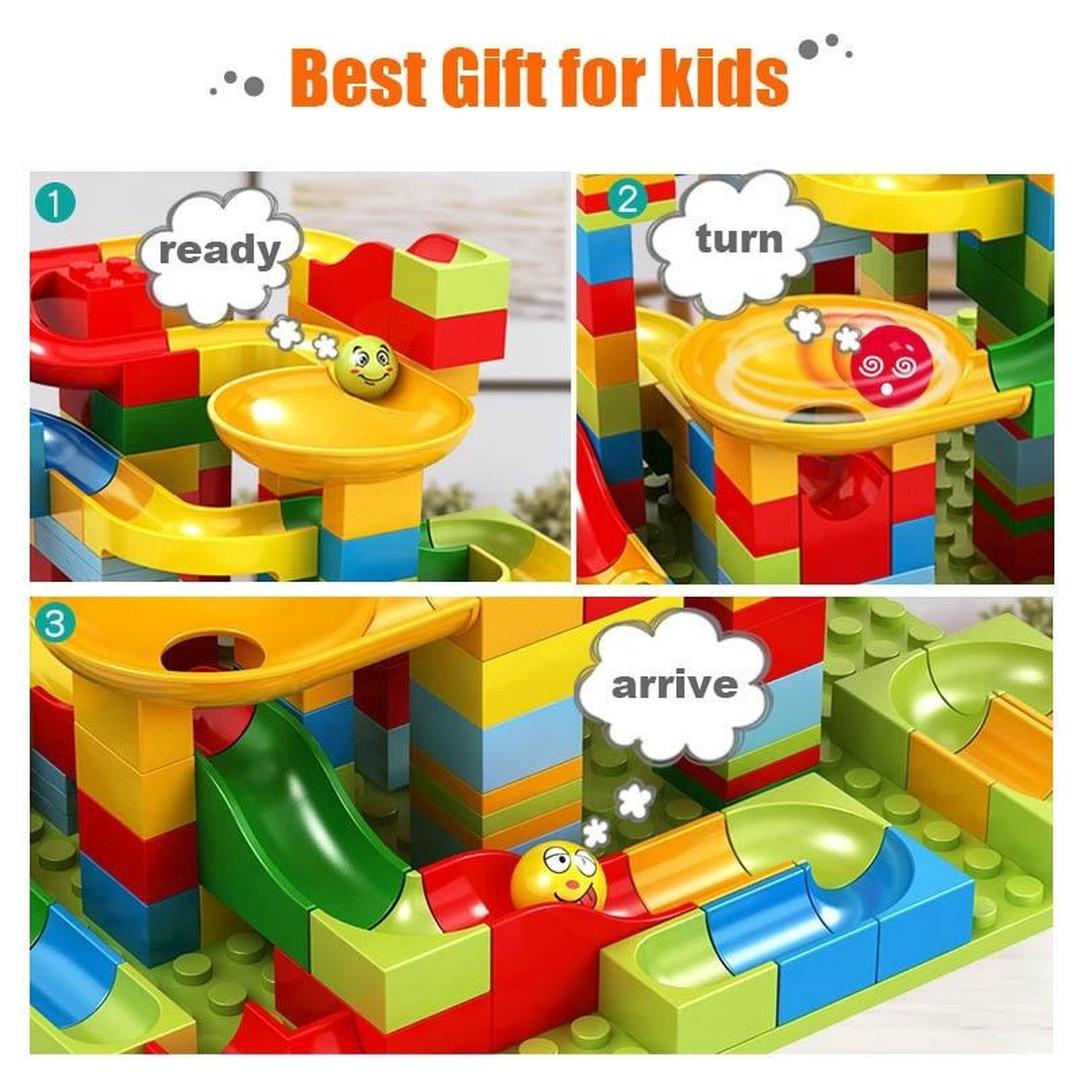 Marble Run Building Blocks Set