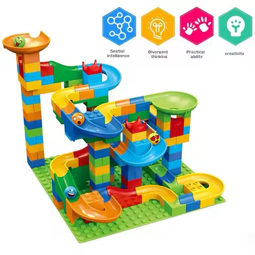 Marble Run Building Blocks Set