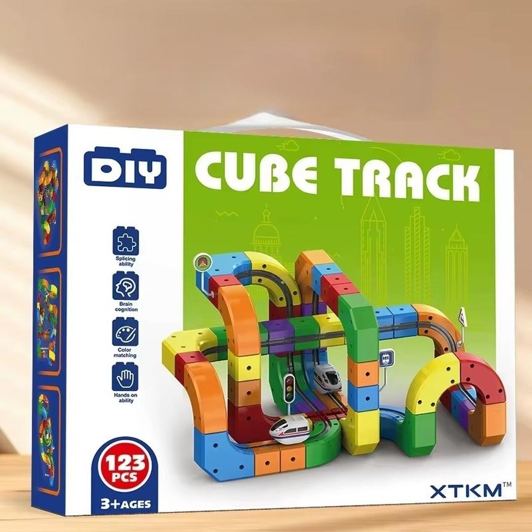 Magnetic Marble Run Building Blocks Toy