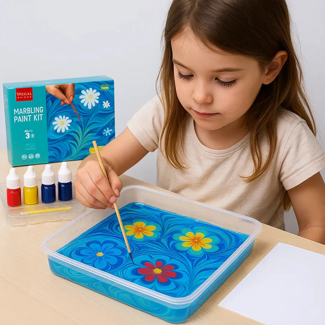 Marbling Paint Kit with Water Surface Painting Tray