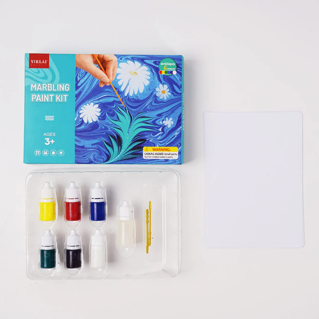 Marbling Paint Kit with Water Surface Painting Tray