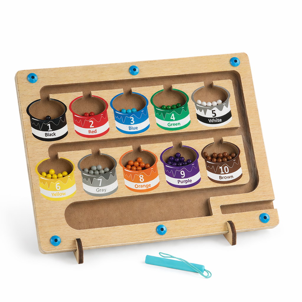 Montessori Magnetic Maze Board