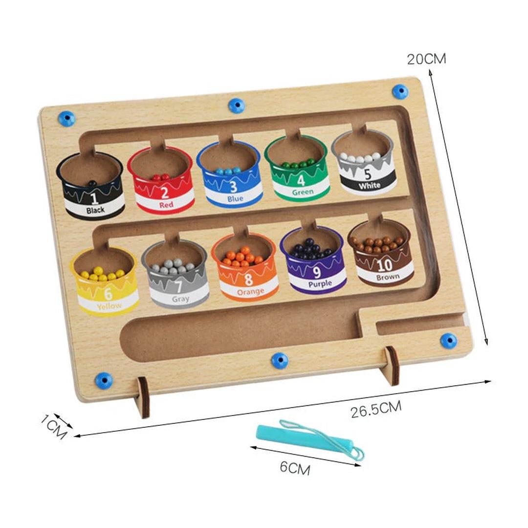 Montessori Magnetic Maze Board