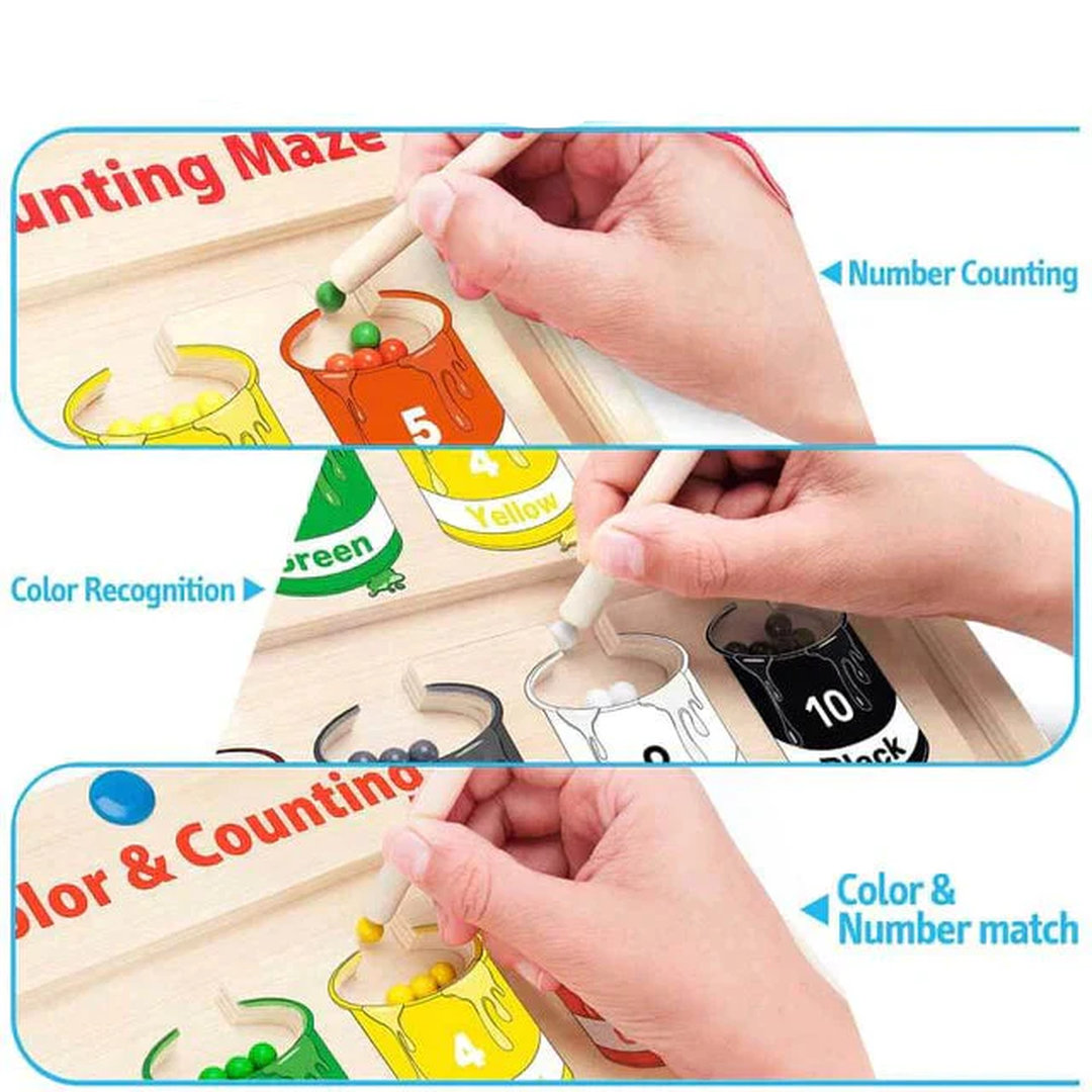 Montessori Magnetic Maze Board