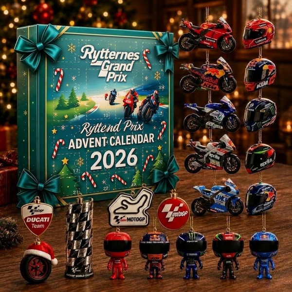 MotoGP Advent Calendar 2026 - 24 Flat Acrylic Motorsport Charms