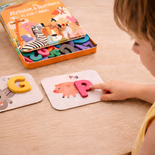 Alphabet and Number Matching Card Set