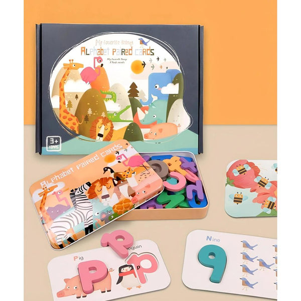Alphabet and Number Matching Card Set – Junior Palace