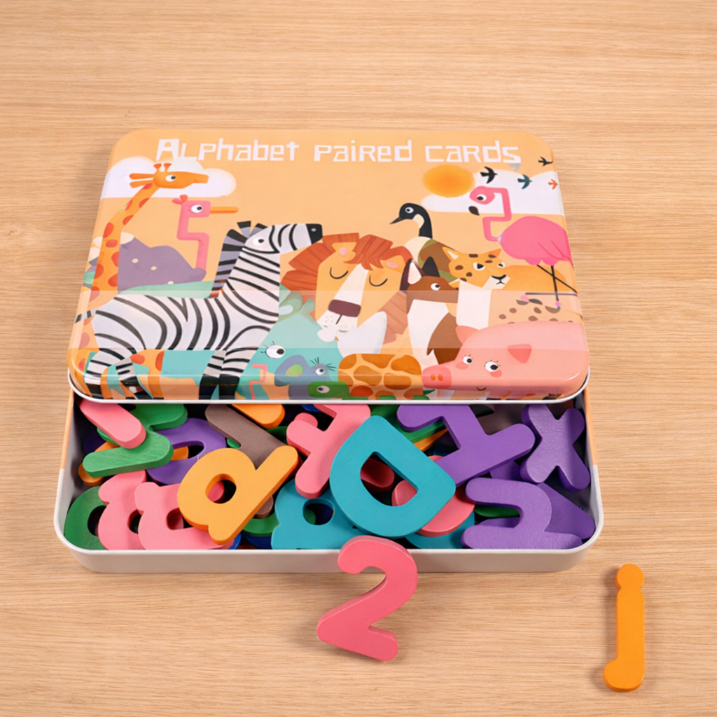 Alphabet and Number Matching Card Set