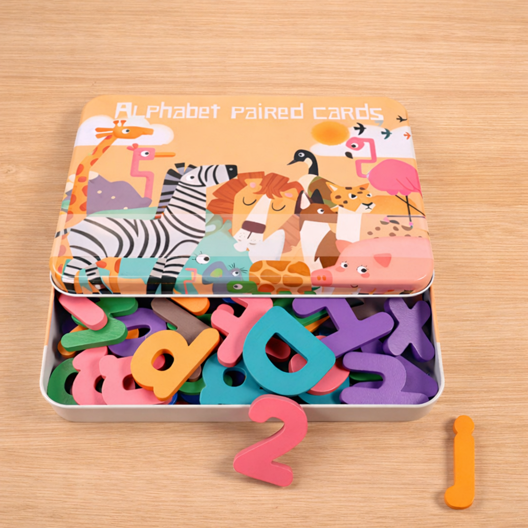 Alphabet and Number Matching Card Set