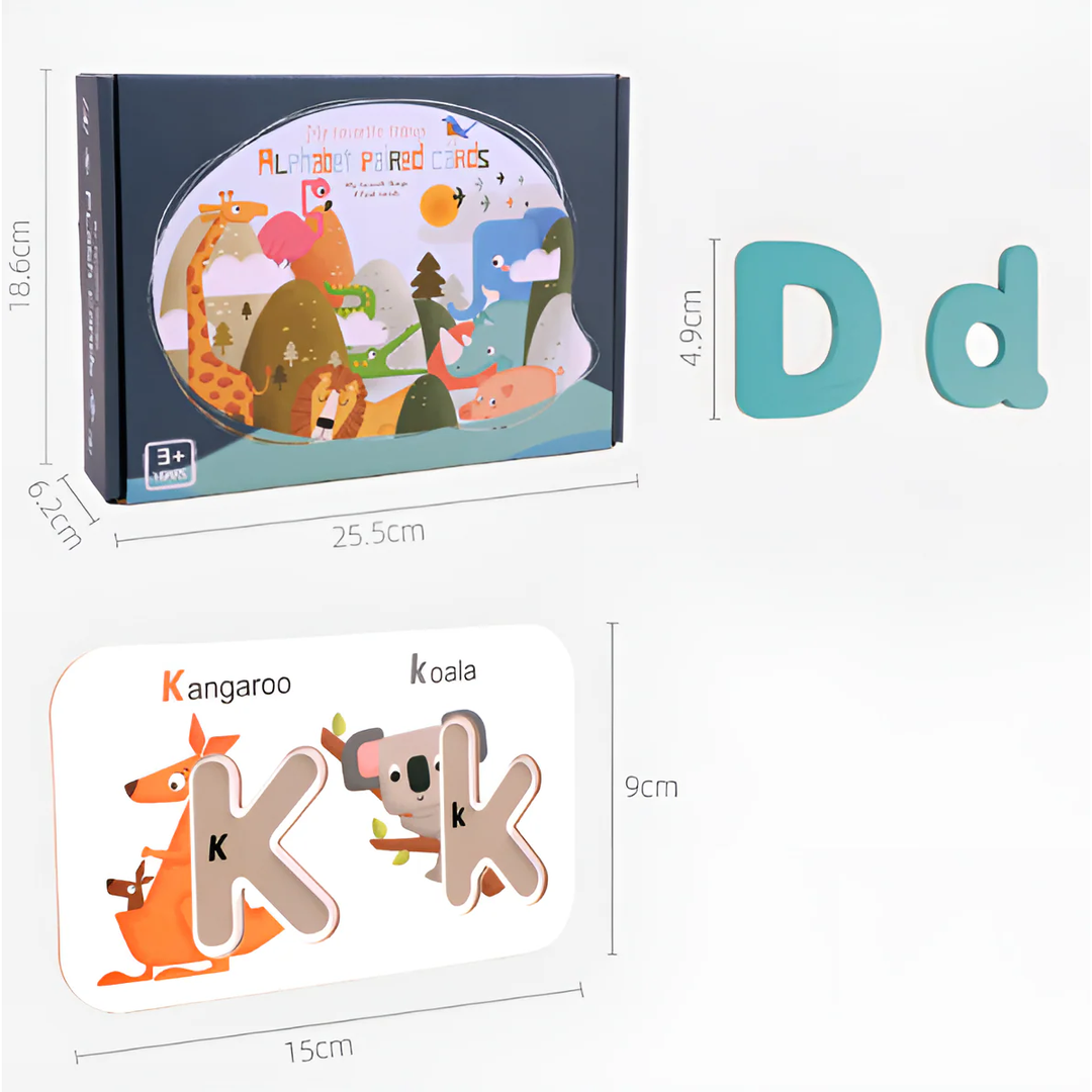 Alphabet and Number Matching Card Set