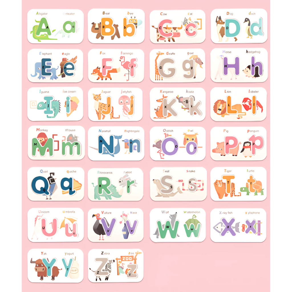 Alphabet and Number Matching Card Set