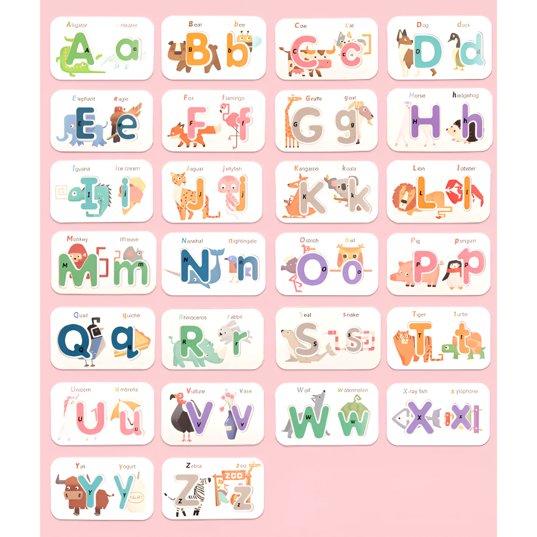 Alphabet and Number Matching Card Set
