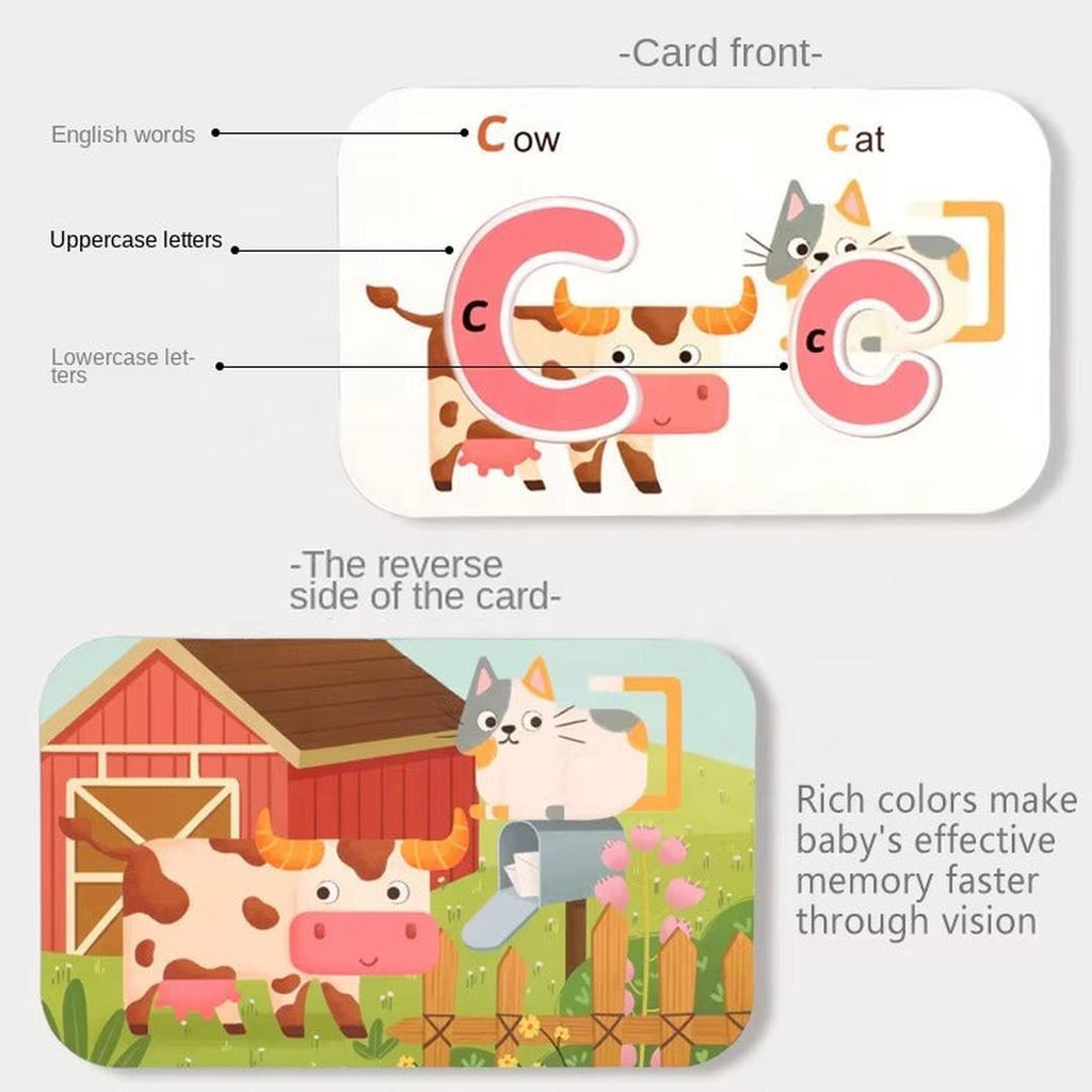 Alphabet and Number Matching Card Set