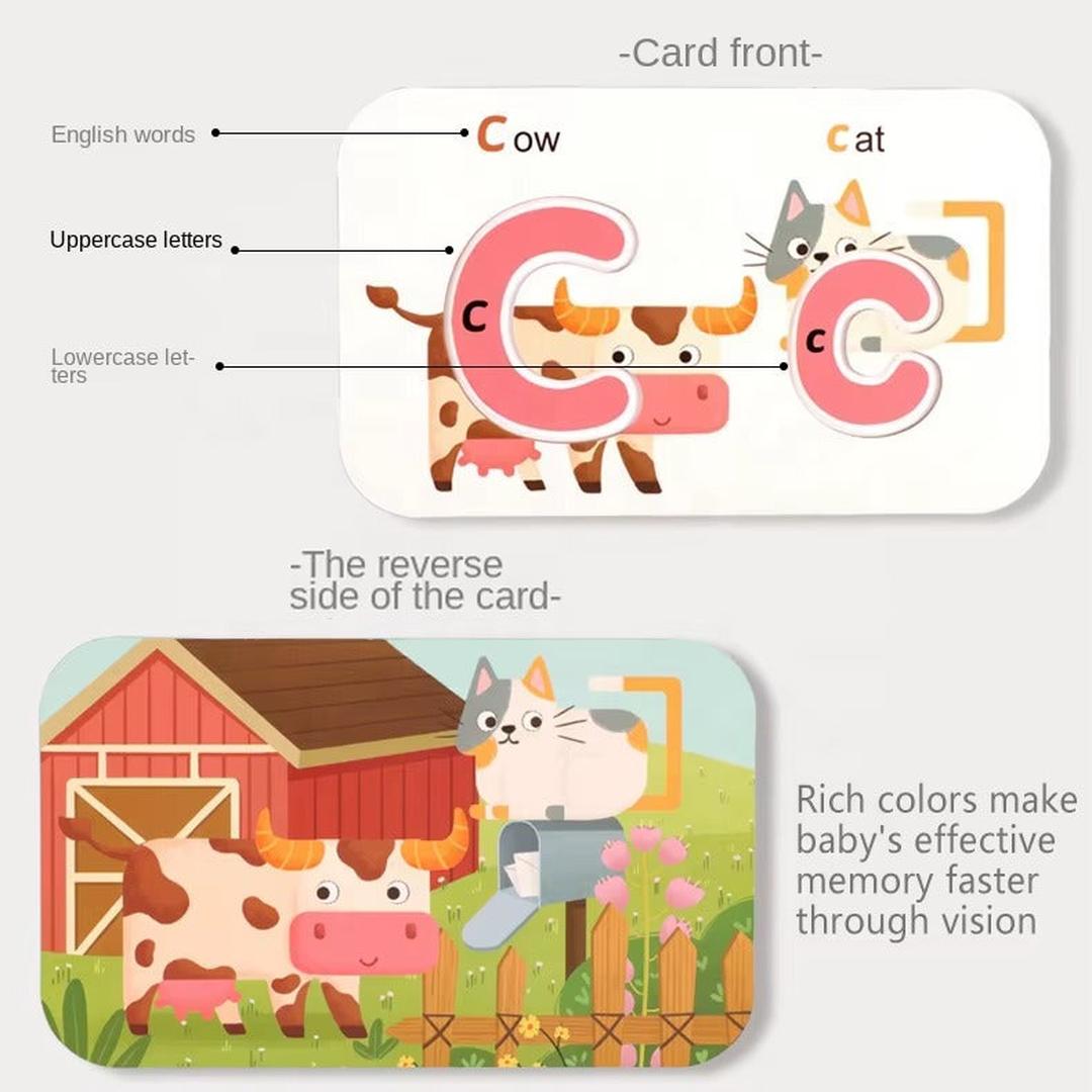 Alphabet and Number Matching Card Set