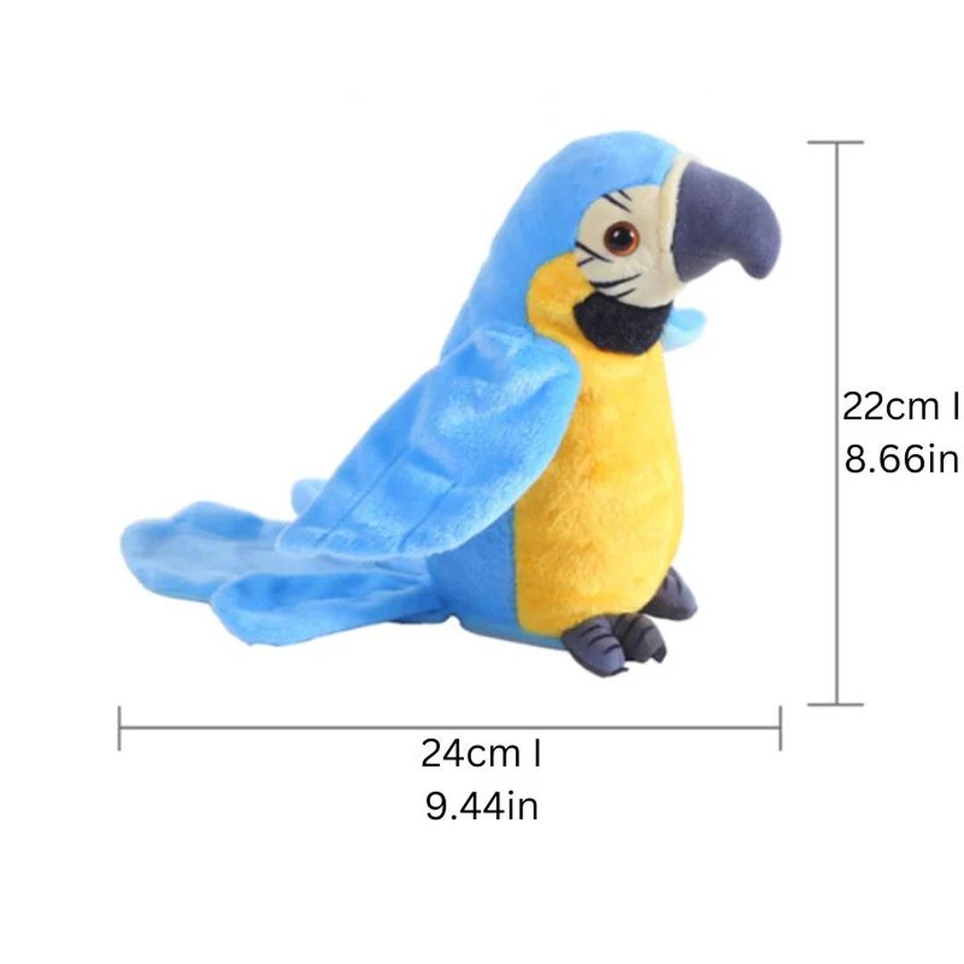 Talking Parrot Plush Toy with Sound Recording Function