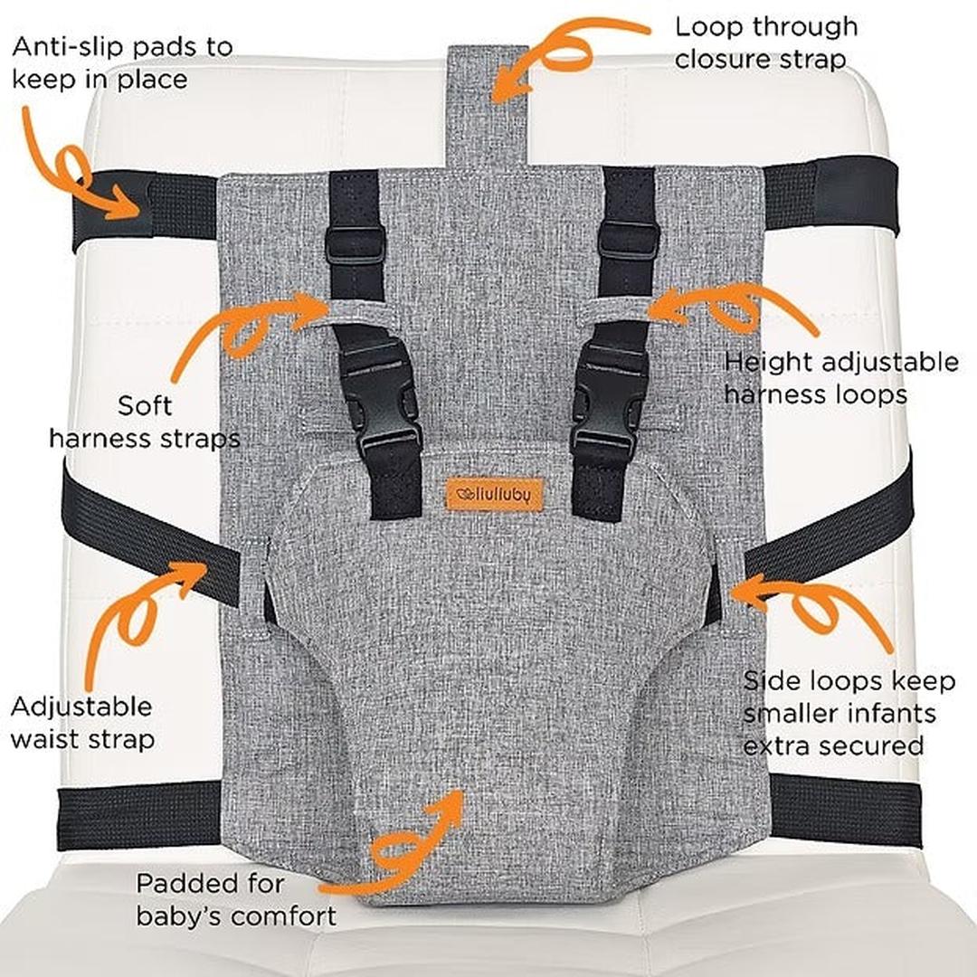 Portable Baby Seat Harness with Chair Straps