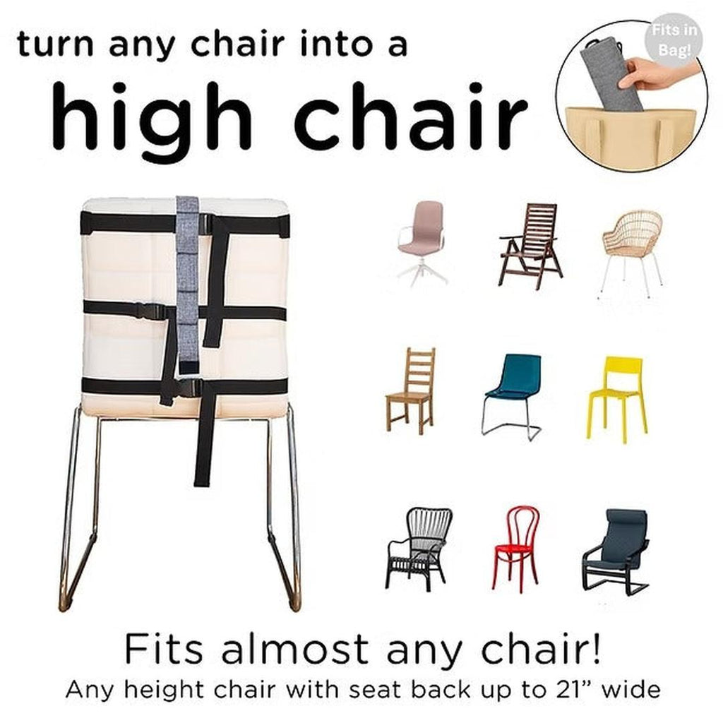 Portable Baby Seat Harness with Chair Straps