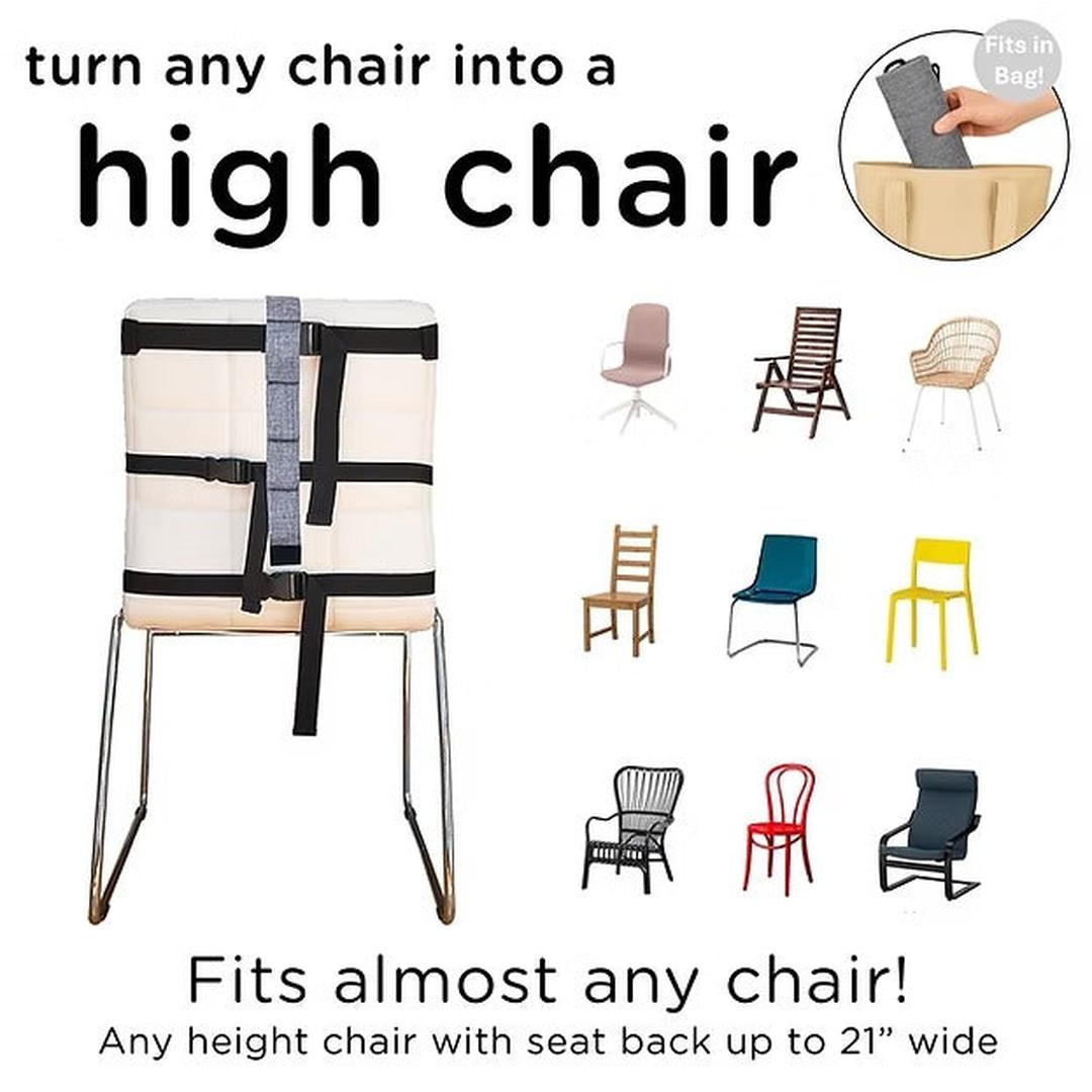 Portable Baby Seat Harness with Chair Straps