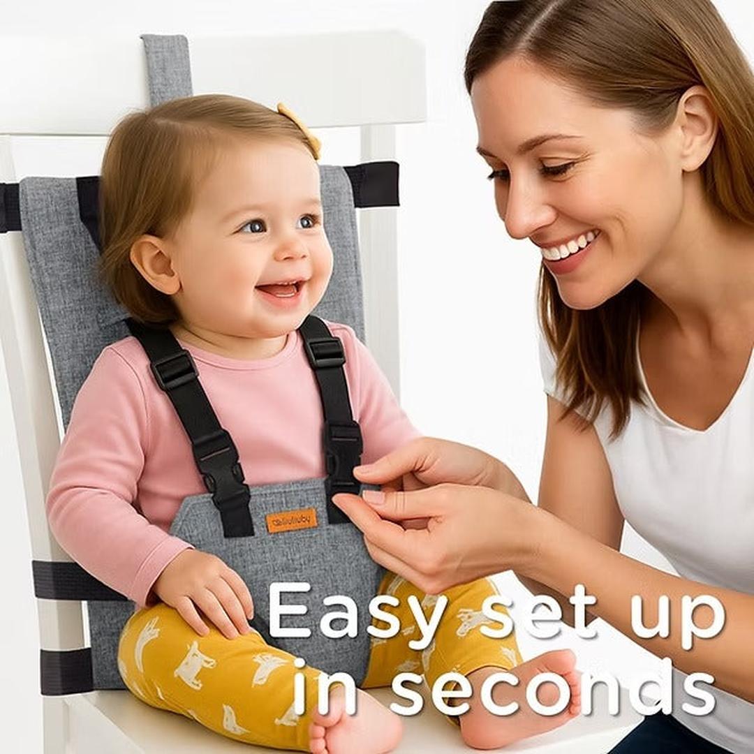 Portable Baby Seat Harness with Chair Straps