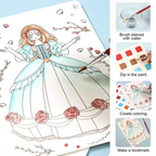 Håndarbejdsbog med modedesign for prinsesser