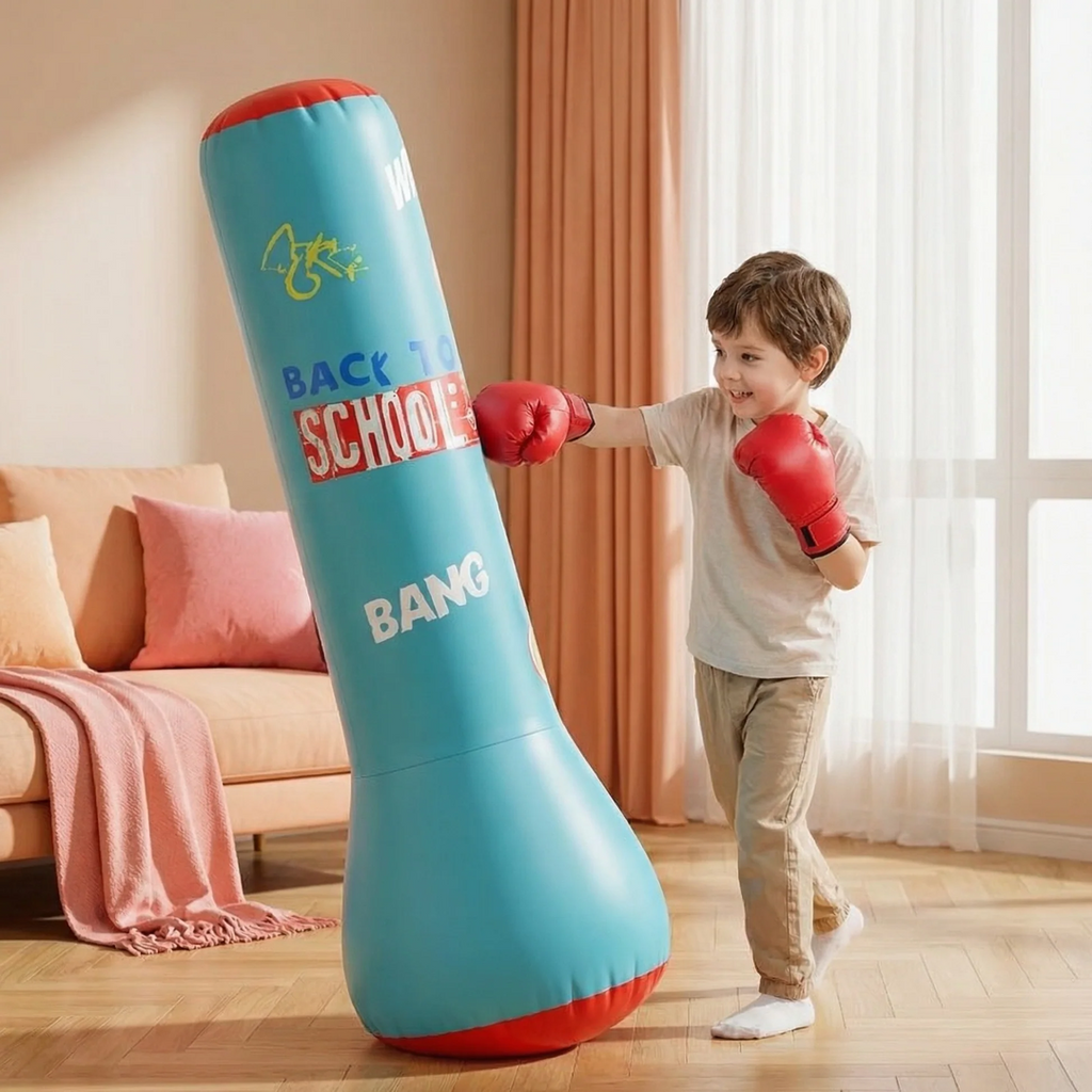 Inflatable Punch Bag Toy with Water Fill Base